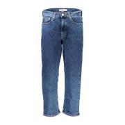 Harper Geborduurde Blauwe Katoenen Jeans Tommy Hilfiger , Blue , Dames