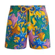 Glowed Stars Stretch Zwemshorts voor Heren Vilebrequin , Multicolor , ...