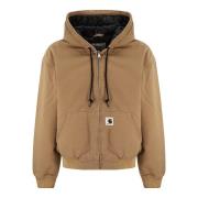 Katoenen bomberjack met capuchon Carhartt Wip , Beige , Dames