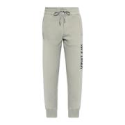 Sweatpants met logo Versace Jeans Couture , Gray , Heren