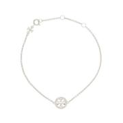 Swarovski Crystal Pavé Ketting Armband Tory Burch , Gray , Dames