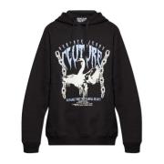 Gedrukte sweatshirt Versace Jeans Couture , Black , Heren