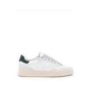 Witte Leren Sneakers P448 , White , Heren