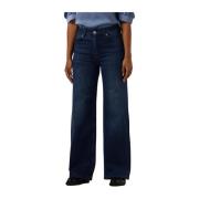 Carla Denim Broek Neo Noir , Blue , Dames