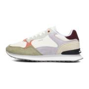 Beige Suède Lage Sneakers Hoff , Multicolor , Dames