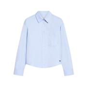 Klassieke Oxford Katoenen Overhemd Max Mara Weekend , Blue , Dames