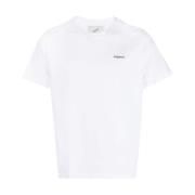 Witte Logo Boxy T-Shirt Coperni , White , Heren