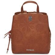 Bruine Mini Rugzak Dejavu Stijl Desigual , Brown , Dames