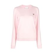 Stijlvolle Sweatshirt voor Mannen Maison Kitsuné , Pink , Dames