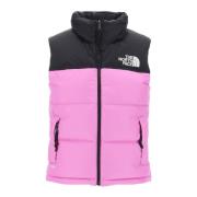 Retro Nuptse Donsvest The North Face , Multicolor , Dames