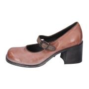 Vintage Leren Damesschoenen Moma , Pink , Dames