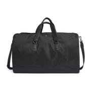 Zwarte Cordura Duffle Tas met Logo Dsquared2 , Black , Heren