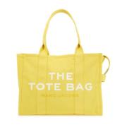 Canvas tote tas met logoprint Marc Jacobs , Yellow , Dames