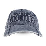 Denim pet met klep Versace Jeans Couture , Blue , Heren