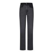 Stijlvolle 5-Pocket Jeans MM6 Maison Margiela , Gray , Dames