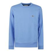 Heldere Blauwe Katoenen Trui Lacoste , Blue , Heren