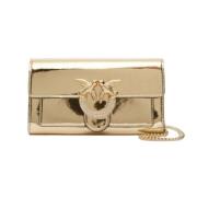 Love Icon Portemonnee Clutch Pinko , Yellow , Dames