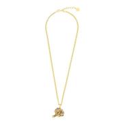 Gouden Tijger Hanger Ketting Roberto Cavalli , Yellow , Dames