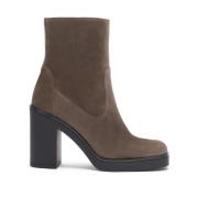 Bethenny 80 ZIP Bootie Stuart Weitzman , Gray , Dames