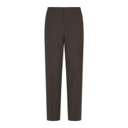 Straight Fit Broek Must Buy Ami Paris , Brown , Heren