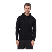 Zwarte hoodie met trekkoord John Richmond , Black , Heren