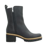 Stijlvolle enkellaarsjes met laterale rubber Panama Jack , Black , Dam...