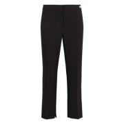 Stijlvolle Cropped Broek met Achterzakken Elisabetta Franchi , Black ,...