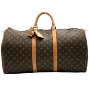 Pre-owned Canvas handbags Louis Vuitton Vintage , Brown , Dames