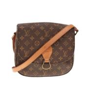 Pre-owned Canvas shoulder-bags Louis Vuitton Vintage , Brown , Dames