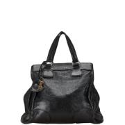 Pre-owned Leather totes Celine Vintage , Black , Dames