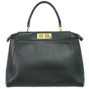 Pre-owned Leather fendi-bags Fendi Vintage , Black , Dames