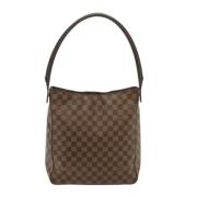 Pre-owned Canvas handbags Louis Vuitton Vintage , Brown , Dames