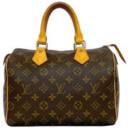 Pre-owned Canvas handbags Louis Vuitton Vintage , Brown , Dames