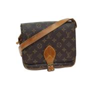 Pre-owned Canvas louis-vuitton-bags Louis Vuitton Vintage , Brown , Da...