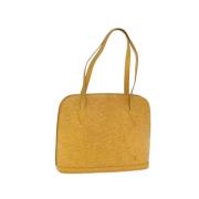 Pre-owned Leather louis-vuitton-bags Louis Vuitton Vintage , Yellow , ...