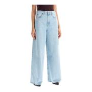 Wide Leg Nolan Jeans Agolde , Blue , Dames