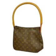 Pre-owned Canvas handbags Louis Vuitton Vintage , Brown , Dames