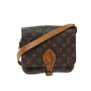 Pre-owned Canvas louis-vuitton-bags Louis Vuitton Vintage , Brown , Da...