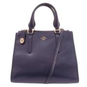 Pre-owned Leather totes Coach Pre-owned , Blue , Dames