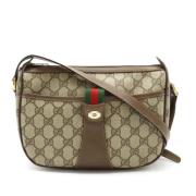 Pre-owned Canvas gucci-bags Gucci Vintage , Beige , Dames