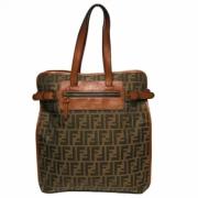 Pre-owned Canvas fendi-bags Fendi Vintage , Brown , Dames