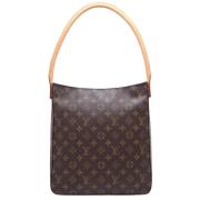 Pre-owned Canvas handbags Louis Vuitton Vintage , Brown , Dames