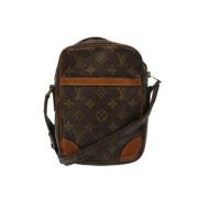 Pre-owned Canvas louis-vuitton-bags Louis Vuitton Vintage , Brown , Da...