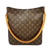 Pre-owned Canvas handbags Louis Vuitton Vintage , Brown , Dames