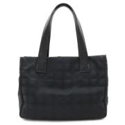 Pre-owned Canvas totes Chanel Vintage , Black , Dames