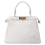 Pre-owned Wool fendi-bags Fendi Vintage , White , Dames