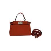 Pre-owned Leather fendi-bags Fendi Vintage , Red , Dames