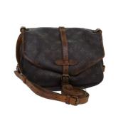 Pre-owned Canvas louis-vuitton-bags Louis Vuitton Vintage , Brown , Da...