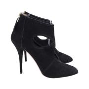 Pre-owned Suede boots Aquazzura Pre-owned , Black , Dames