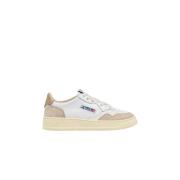 Medalist Low Witte Leren Sneakers Autry , White , Heren